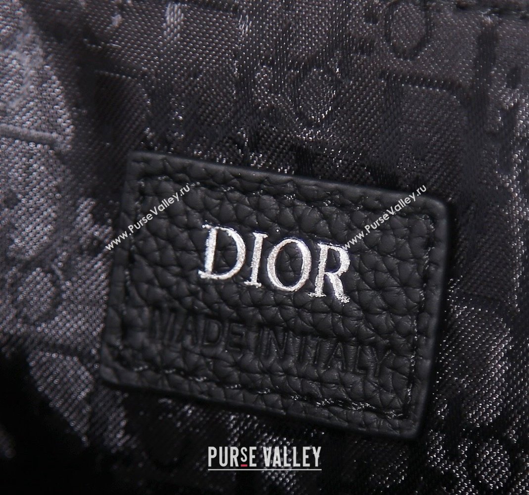 Dior Mens Mini Hit the Road Bag in Black Grained Calfskin 2024 (BF-240415071)
