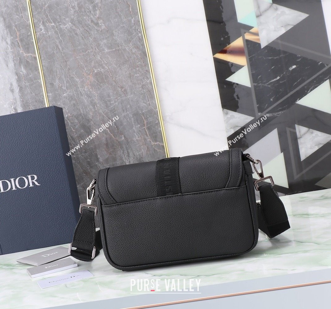 Dior Mens Hit the Road Bag with Strap in Black Grained Calfskin 2024 (BF-240415075)