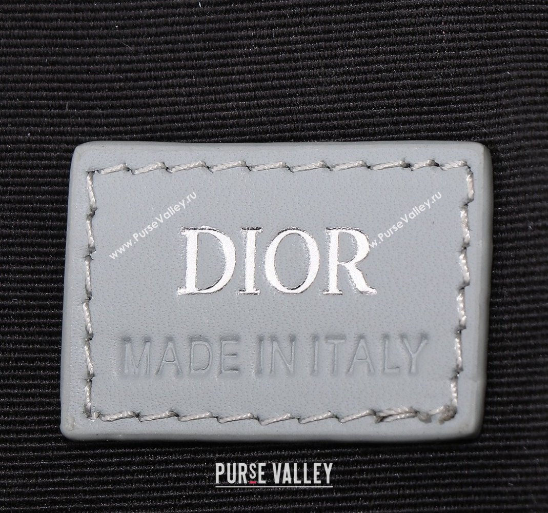 Dior Mens Hit the Road Mini Crossbody Bag in CD Diamond Canvas Grey 2024 (BF-240415076)