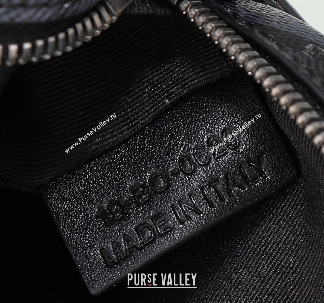 Dior Mens Hit the Road Mini Crossbody Bag in CD Diamond Canvas Black 2024 (BF-240415077)