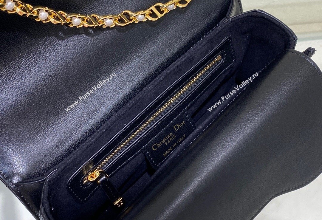 Dior Small Jolie Top Handle Bag in Cannage Calfskin Black 2024 (BF-240415060)