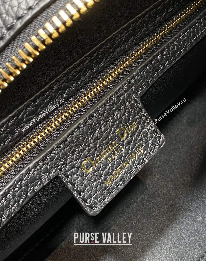 Dior Medium Lady D-Sire My ABCDior Tote Bag in Black Grained Calf Leather 2024 (XXG-240415103)