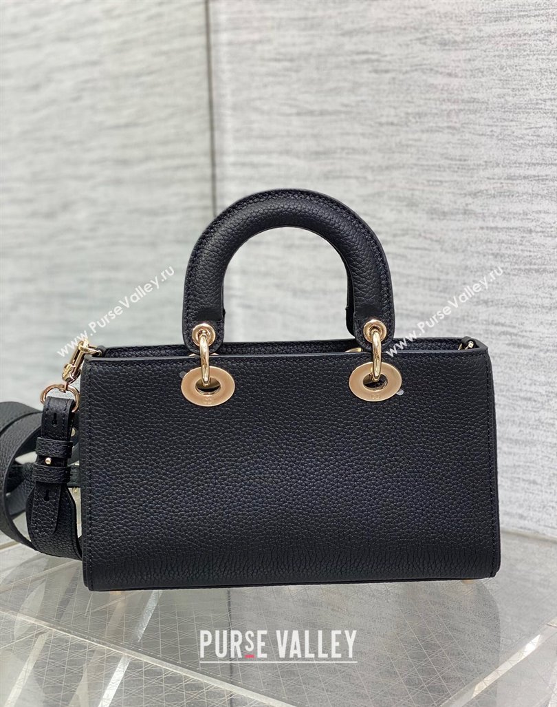 Dior Small Lady D-Sire My ABCDior Tote Bag in Black Grained Calf Leather 2024 (XXG-240415104)