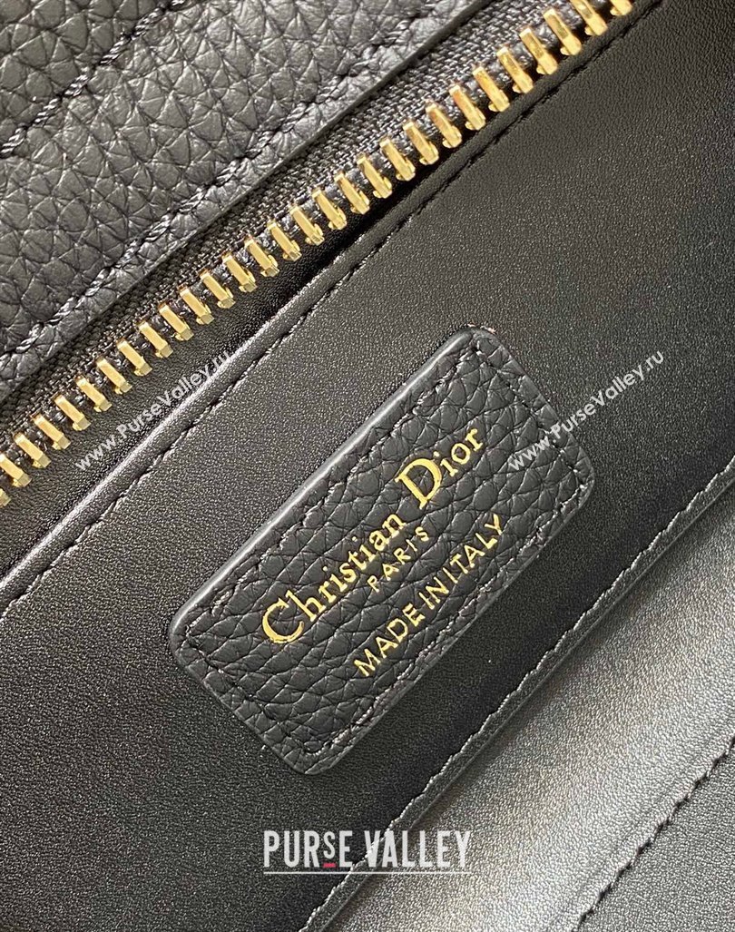 Dior Small Lady D-Sire My ABCDior Tote Bag in Black Grained Calf Leather 2024 (XXG-240415104)