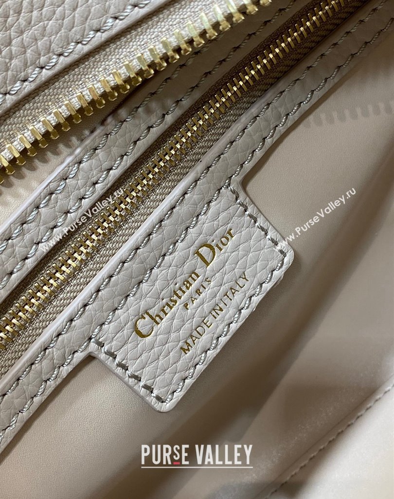 Dior Medium Lady D-Sire My ABCDior Tote Bag in Powder Pink Grained Calf Leather 2024 (XXG-240415105)