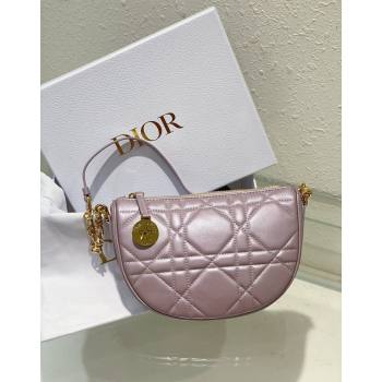 Dior Callisto Moon Mini bag in Cannage Calfskin Pink 2024 (BF-240523040)