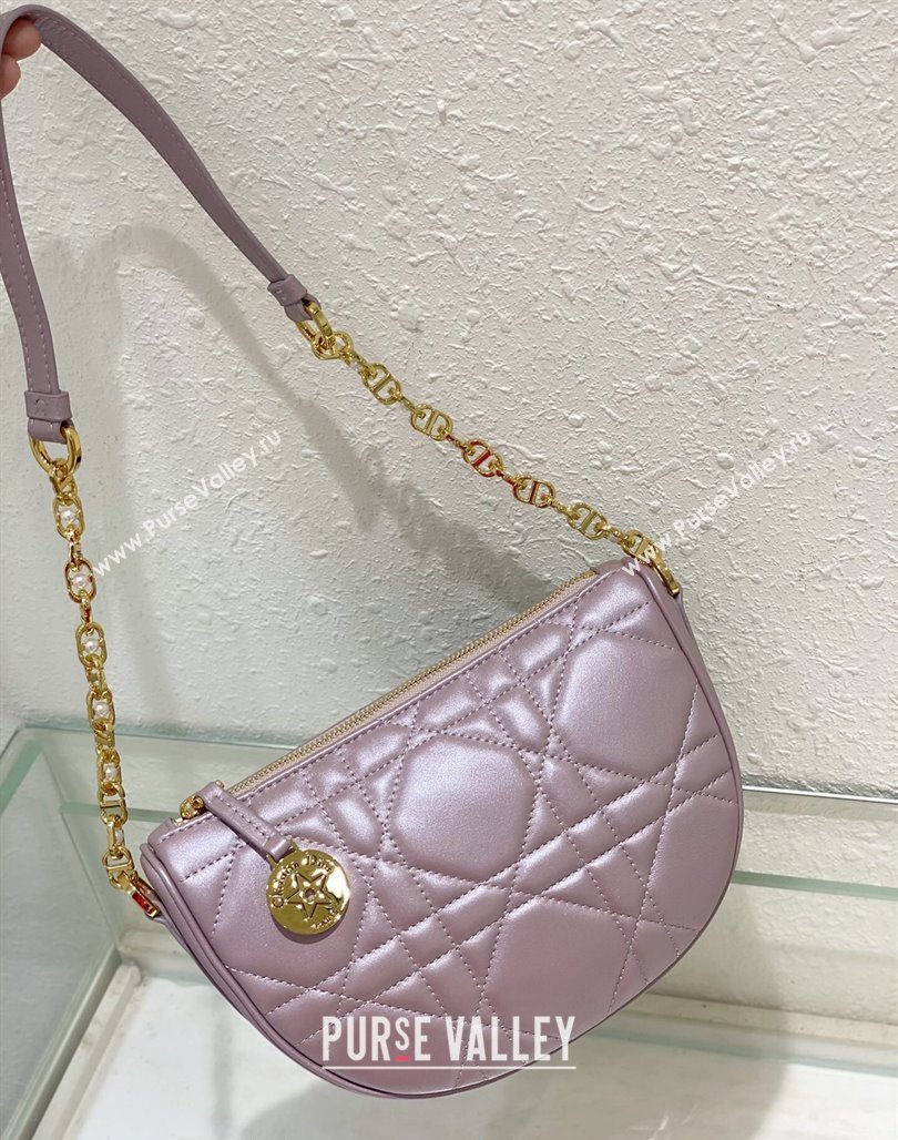 Dior Callisto Moon Mini bag in Cannage Calfskin Pink 2024 (BF-240523040)