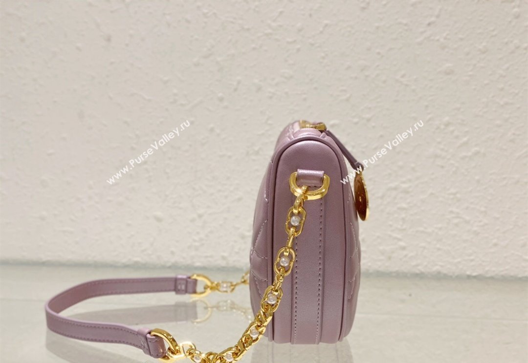 Dior Callisto Moon Mini bag in Cannage Calfskin Pink 2024 (BF-240523040)