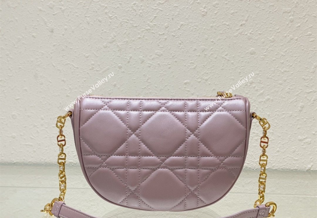 Dior Callisto Moon Mini bag in Cannage Calfskin Pink 2024 (BF-240523040)