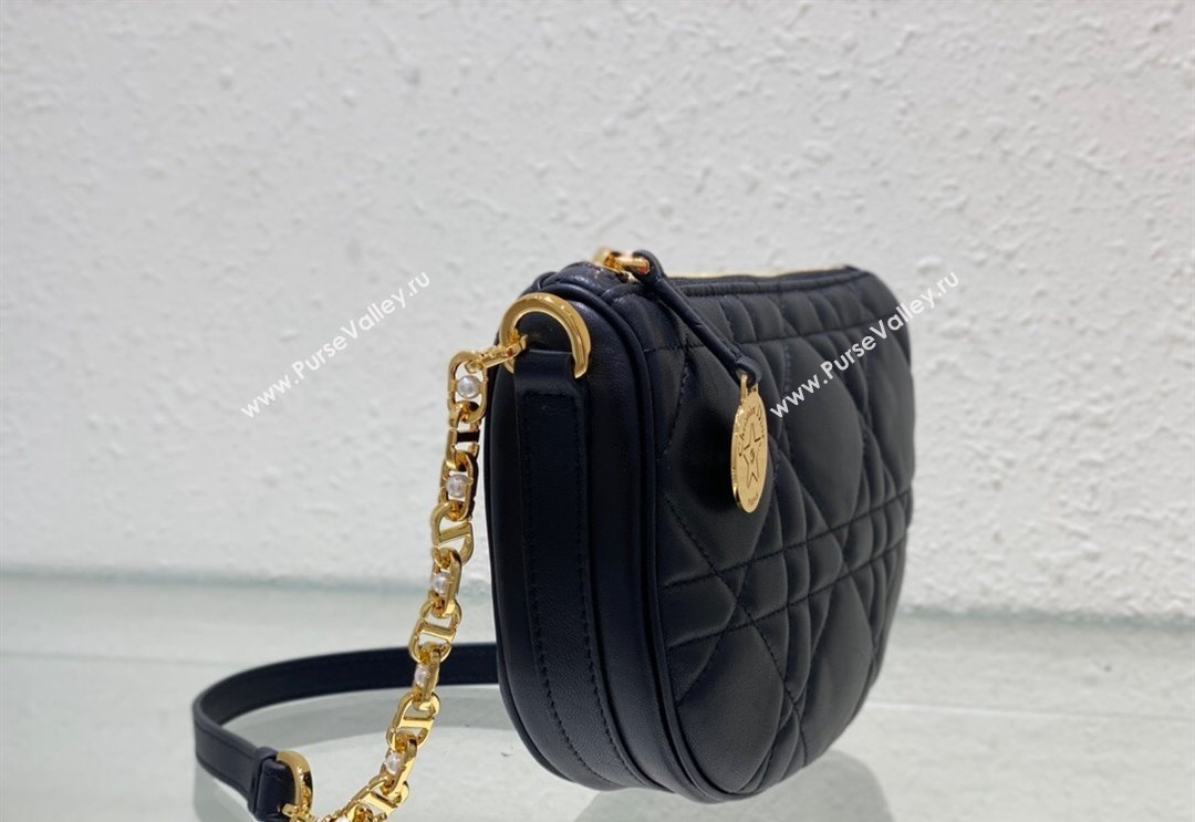 Dior Callisto Moon Mini bag in Cannage Calfskin Black 2024 (BF-240523041)