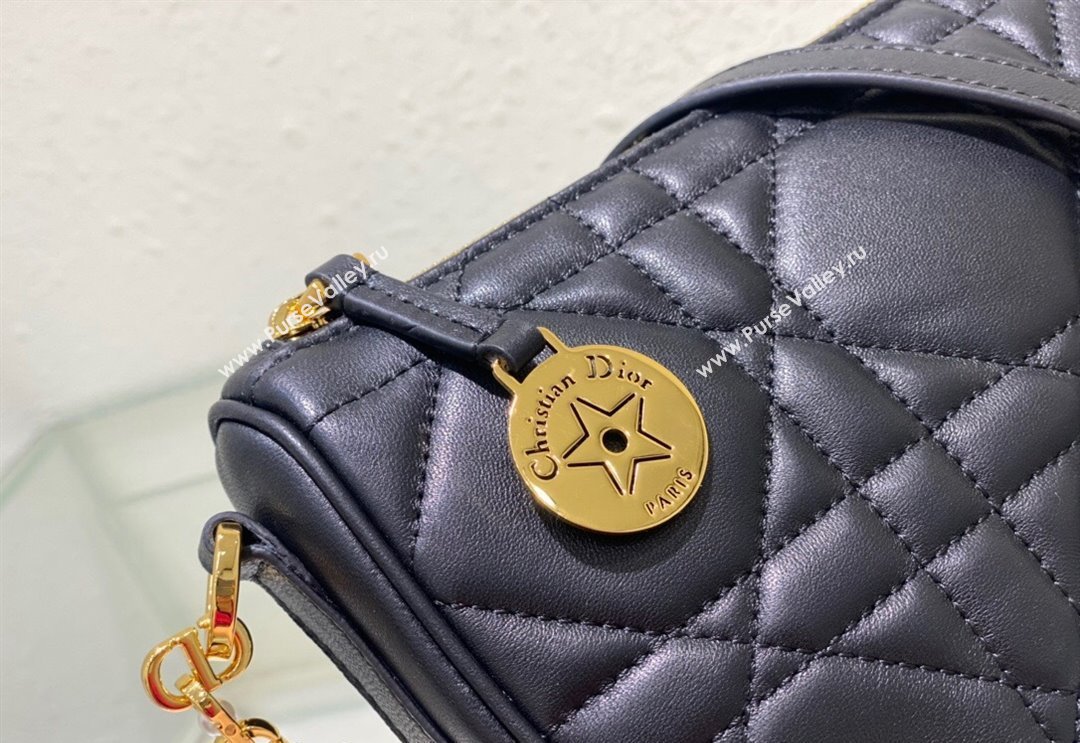 Dior Callisto Moon Mini bag in Cannage Calfskin Black 2024 (BF-240523041)