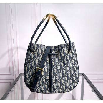 Dior Nolita Bucket bag in Blue Dior Oblique Jacquard 2024 (XXG-240523044)