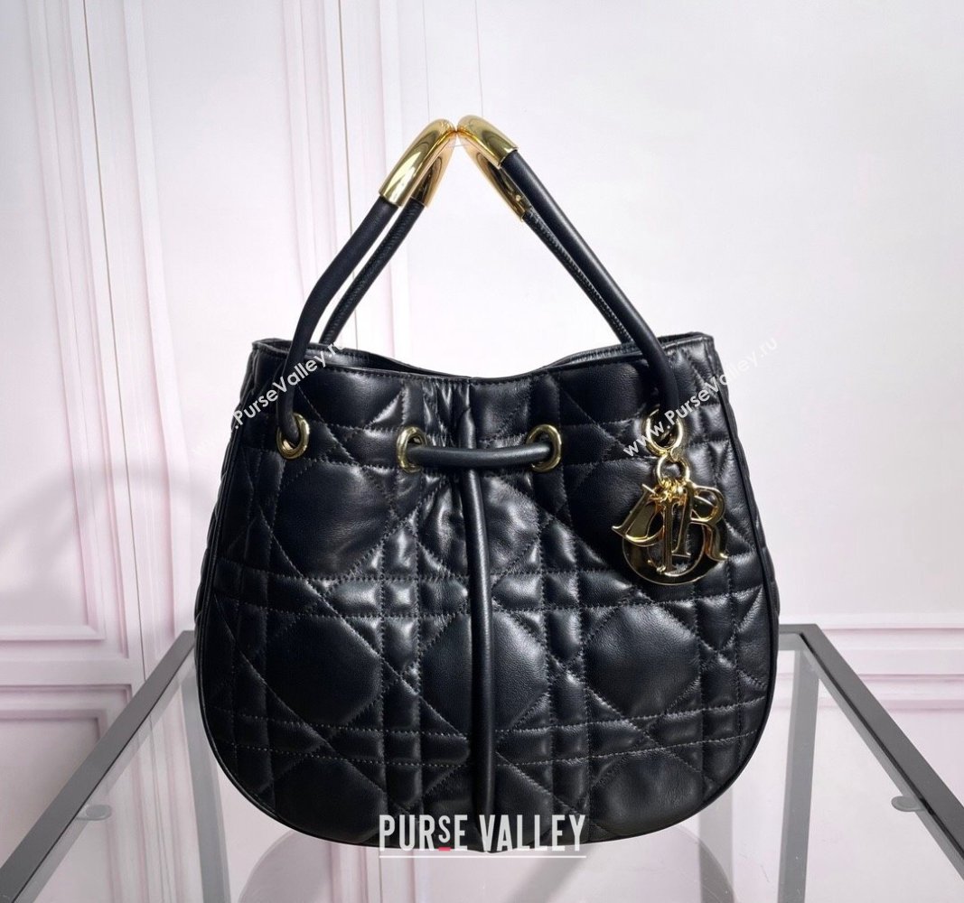 Dior Nolita Bucket bag in Black Cannage Lambskin 2024 (XXG-240523046)