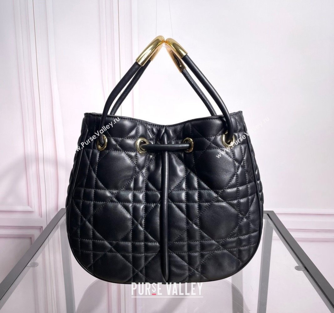 Dior Nolita Bucket bag in Black Cannage Lambskin 2024 (XXG-240523046)