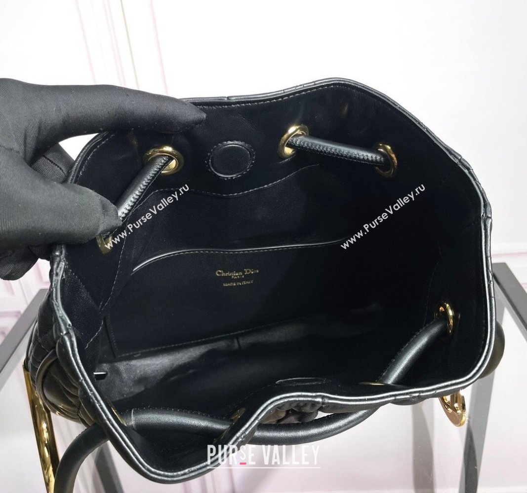 Dior Nolita Bucket bag in Black Cannage Lambskin 2024 (XXG-240523046)