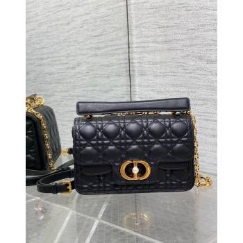 Dior Small Jolie Top Handle Bag in Cannage Calfskin Black 2024 (XXG-240523052)