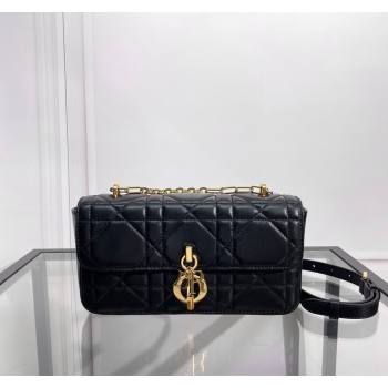 Dior Miss Daisy Mini Bag in Macrocannage Lambskin Black 2024 (BF-240624090)