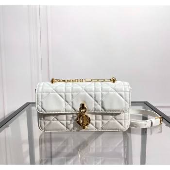 Dior Miss Daisy Mini Bag in Macrocannage Lambskin White 2024 (BF-240624091)