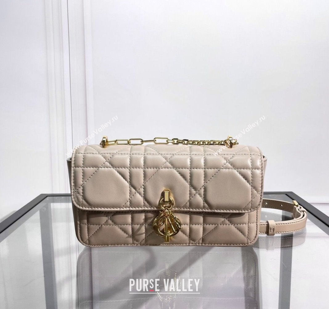 Dior Miss Daisy Mini Bag in Macrocannage Lambskin Beige 2024 (BF-240624092)