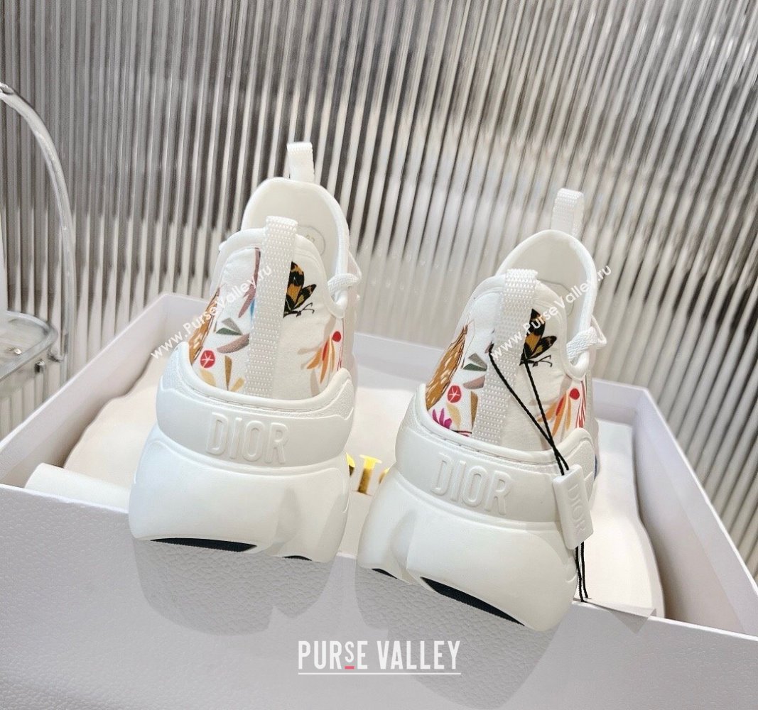 Dior D-Connect Sneakers in Bird Printed Technical Fabric 2024 0723 (MD-2407230086)