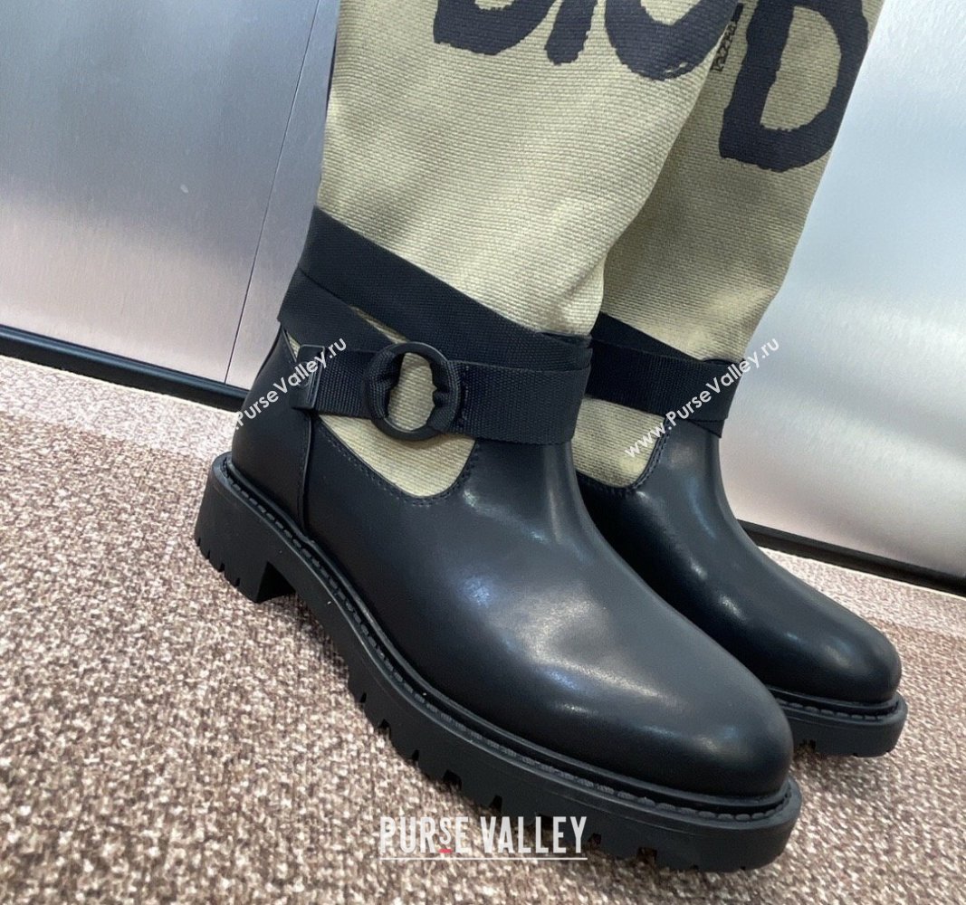 Dior Miss Dior D-Major High Boots 3cm in Fabric and Leather Khaki Green 2024 (KL-240814007)