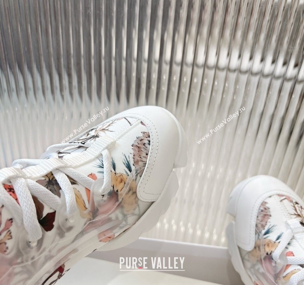 Dior D-Connect Sneaker in Flora Printed Technical Fabric 2024 0905 (MD-240905044)