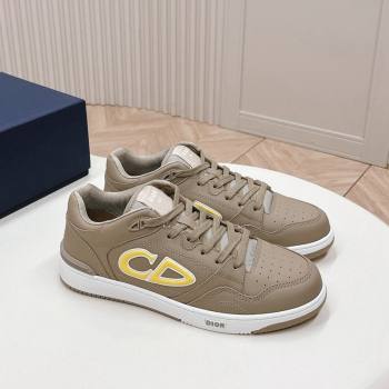 DIOR AND STONE ISLAND B57 Low-Top Sneakers in Smooth Calfskin Grey 2024 0905 (KL-240905015)