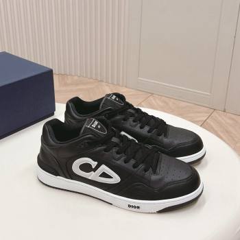 DIOR AND STONE ISLAND B57 Low-Top Sneakers in Smooth Calfskin Black 2024 0905 (KL-240905016)