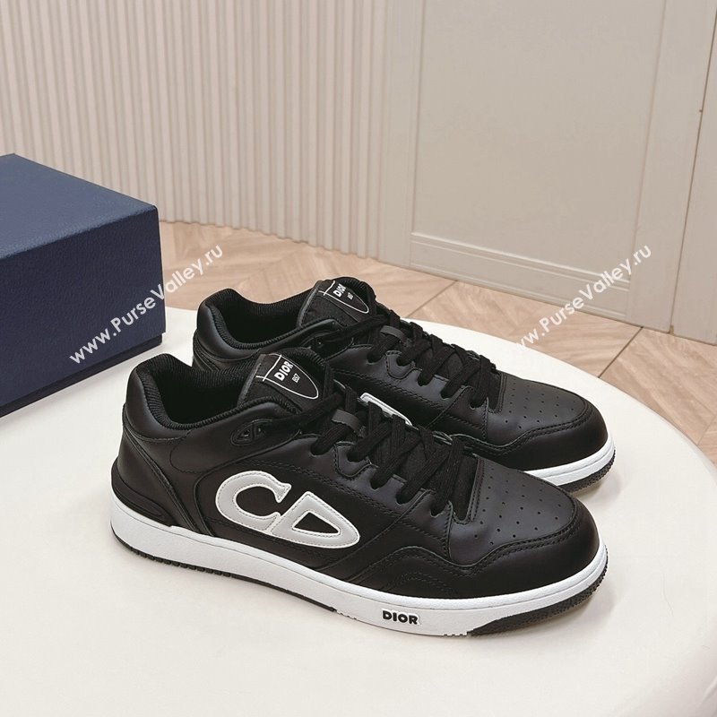 DIOR AND STONE ISLAND B57 Low-Top Sneakers in Smooth Calfskin Black 2024 0905 (KL-240905016)