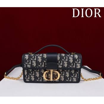 Dior Miss Montaigne Mini Bag in Blue Dior Oblique Jacquard 2024 (XXG-240923065)