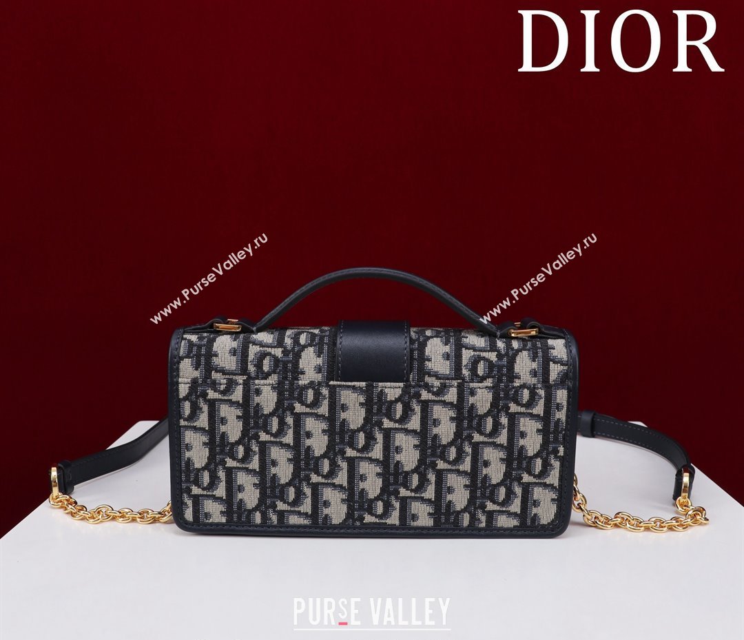 Dior Miss Montaigne Mini Bag in Blue Dior Oblique Jacquard 2024 (XXG-240923065)