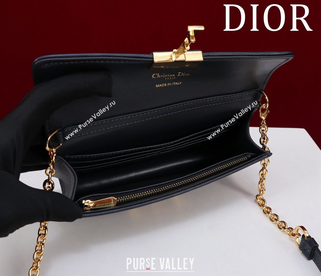 Dior Miss Montaigne Mini Bag in Blue Dior Oblique Jacquard 2024 (XXG-240923065)