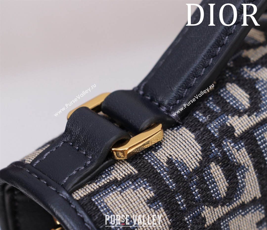 Dior Miss Montaigne Mini Bag in Blue Dior Oblique Jacquard 2024 (XXG-240923065)