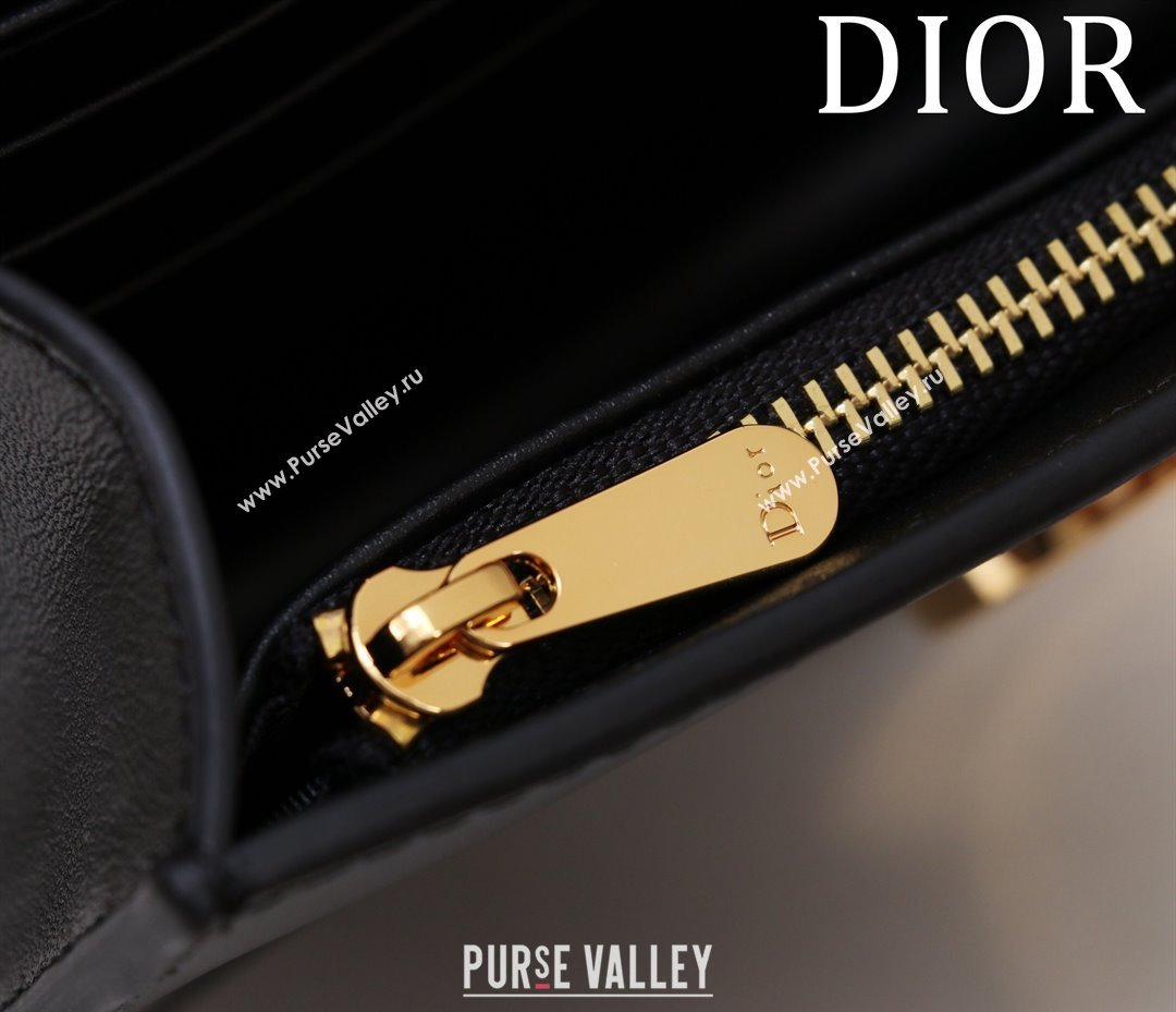 Dior Miss Montaigne Mini Bag in Black Smooth Calfskin 2024 (XXG-240923066)