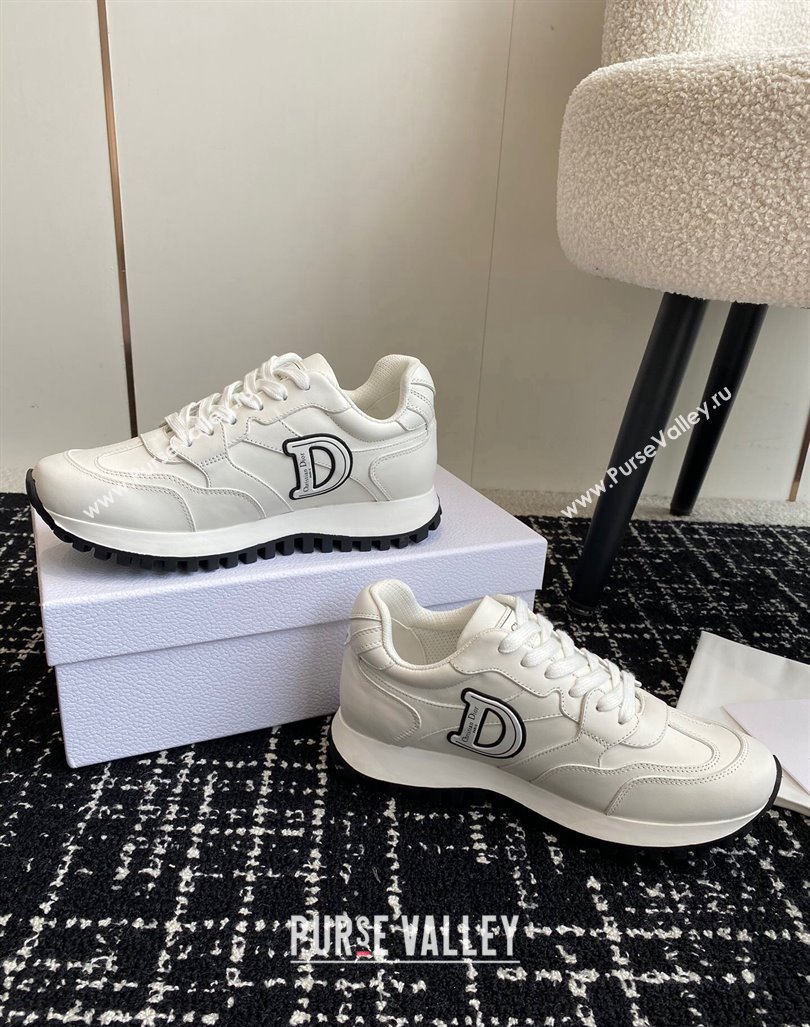 Dior Cest Dior Sneakers in Calfskin White Leather 2024 0930 (SS-240930041)