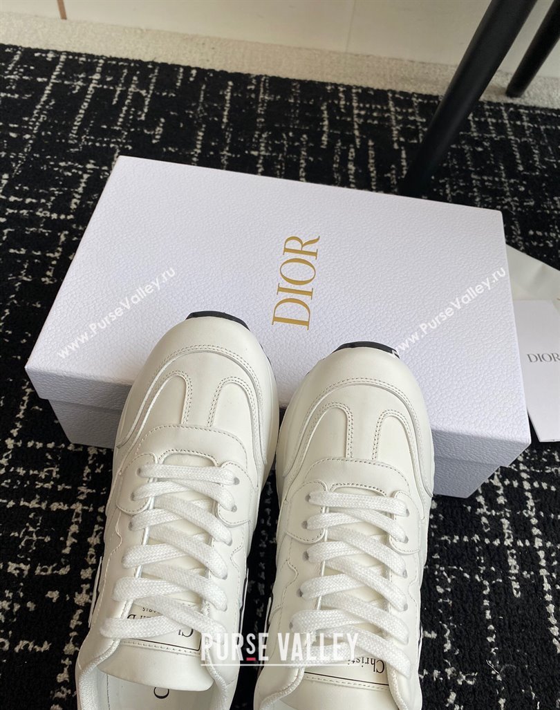 Dior Cest Dior Sneakers in Calfskin White Leather 2024 0930 (SS-240930041)