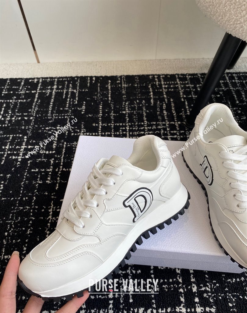 Dior Cest Dior Sneakers in Calfskin White Leather 2024 0930 (SS-240930041)