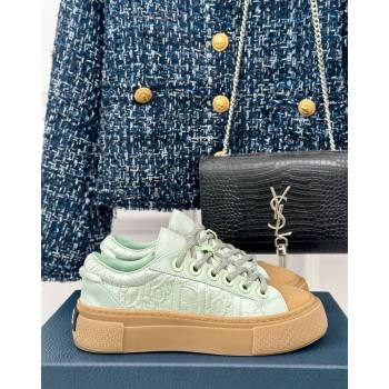 Dior DIOR AND STONE ISLAND Low-top Sneakers in Oblique Satin Green 2024 (MD-240930055)