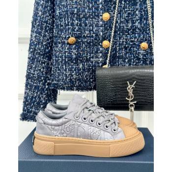 Dior DIOR AND STONE ISLAND Low-top Sneakers in Oblique Satin Light Grey 2024 (MD-240930057)