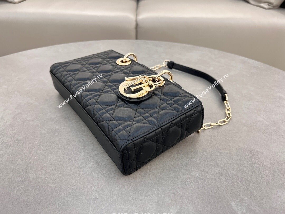 Dior Lady D-Joy Medium Bag in Cannage Lambskin Black 2024 M0540 (XXG-241031105)