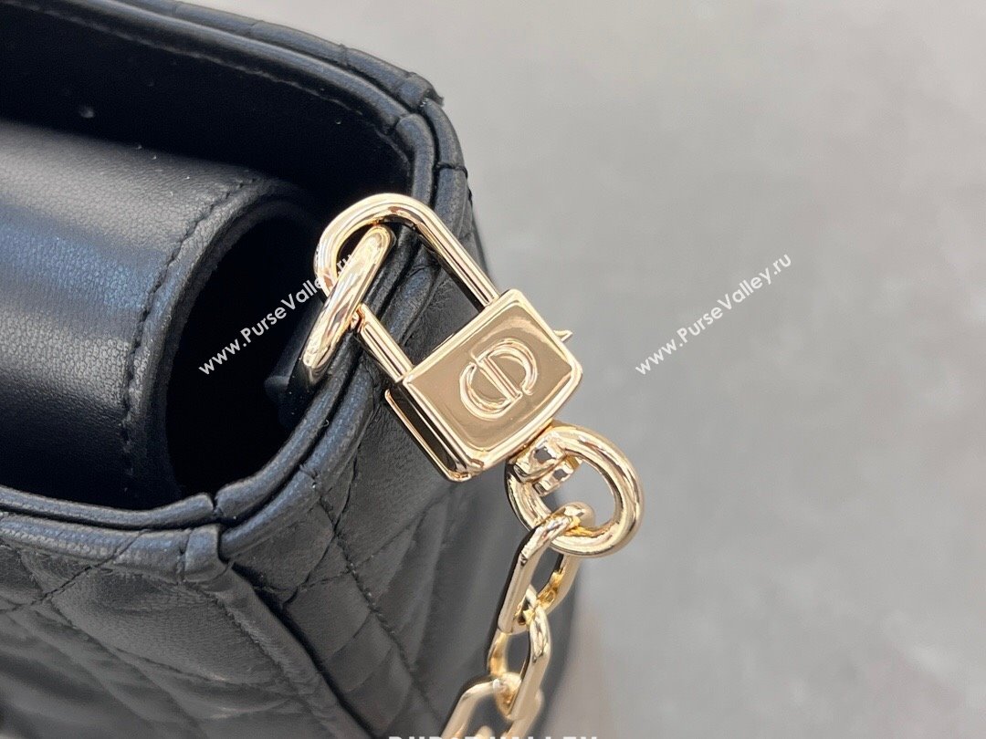 Dior Lady D-Joy Medium Bag in Cannage Lambskin Black 2024 M0540 (XXG-241031105)