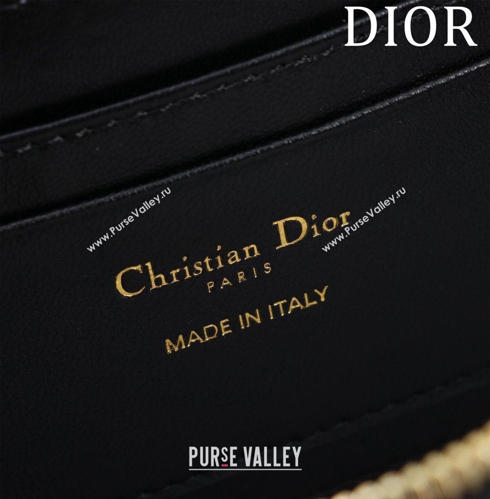 Dior 30 Montaigne Doctor Top Handle Bag in Macrocannage Calfskin Black 2024 3302 (XXG-241101082)