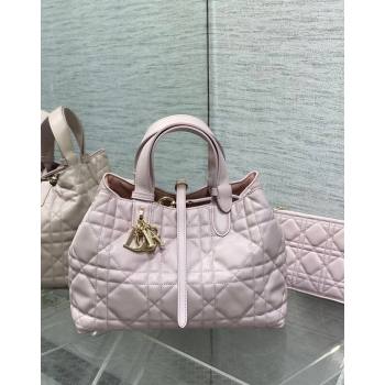 Dior Medium Toujours Tote bag in Macrocannage Calfskin Sweet Pink 2024 (XXG-241101101)