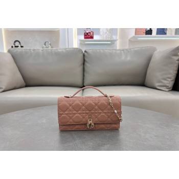 Dior My Dior Mini Bag in Cannage Lambskin with Pearl 0980 Rose Beige (BF-241031066)