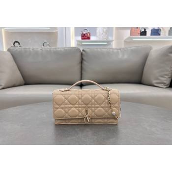 Dior My Dior Mini Bag in Cannage Lambskin with Pearl 0980 Light Beige (BF-241031069)