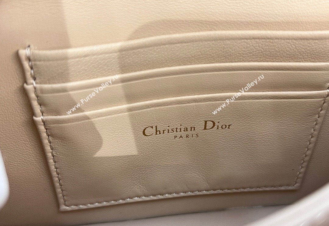 Dior My Dior Mini Bag in Cannage Lambskin with Pearl 0980 Light Beige (BF-241031069)