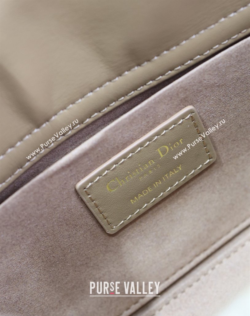 Dior Medium Lady Dior Bag in Beige Graphic Cannage Raffia Straw 2024 M0613 (BF-241101034)