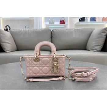 Dior Micro Lady D-Joy Bag in Cannage Lambskin Blush Pink 2024 S0910 (BF-241031103)