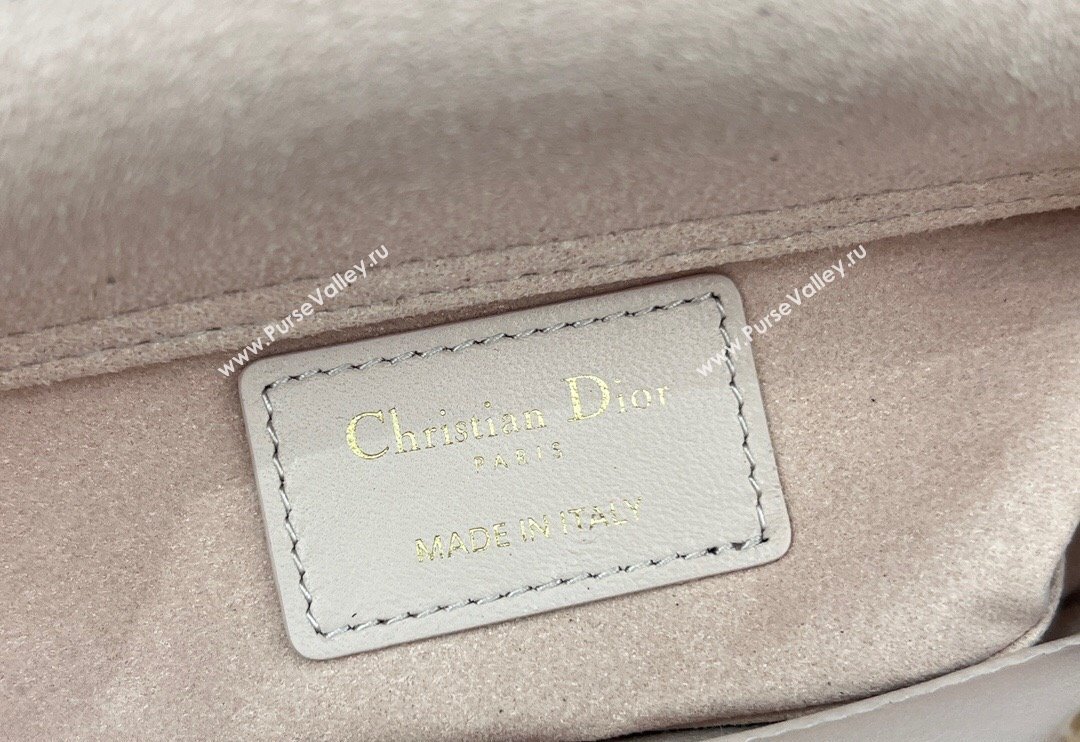 Dior Micro Lady D-Joy Bag in Cannage Lambskin Blush Pink 2024 S0910 (BF-241031103)