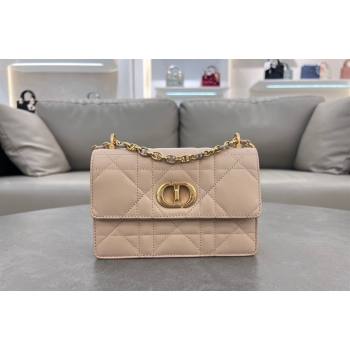 Dior Miss Caro Mini bag in Macrocannage Lambskin Light Beige 2024 5169 (XXG-241031093)